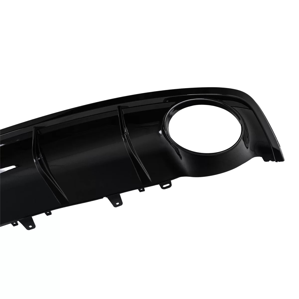 Paraurti Posteriore con Diffusore e Terminali Scarico Nero per Audi A7 4G