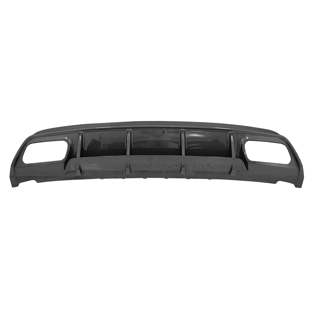 Paraurti Posteriore con Diffusore e Terminali Scarico Carbon Film per Mercedes