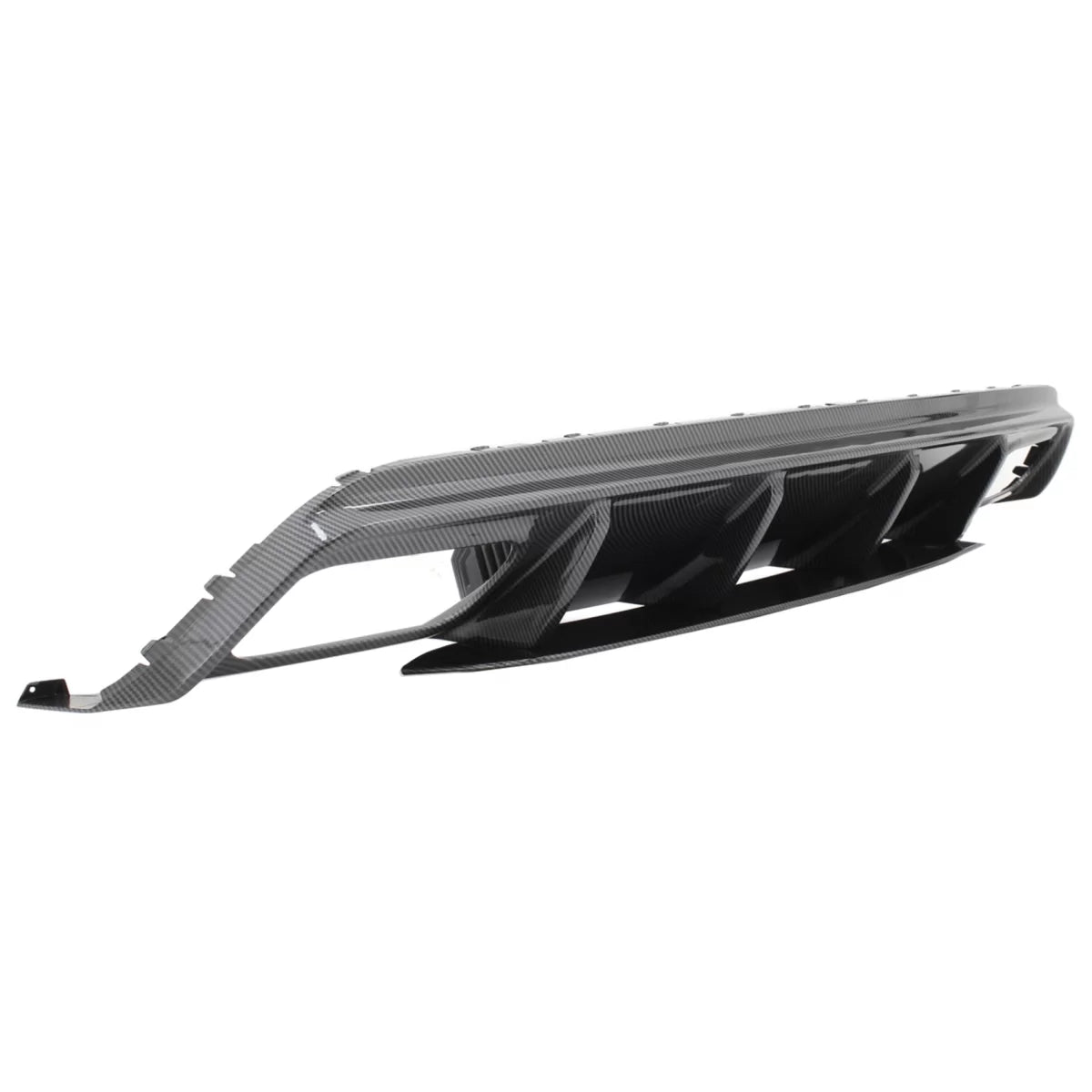 Paraurti Posteriore con Diffusore e Terminali Scarico Carbon Film per Mercedes