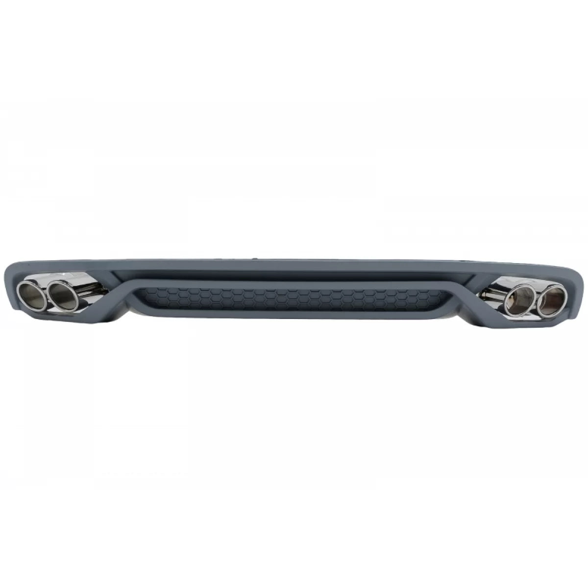 Paraurti Posteriore con Diffusore e Spoiler Piano Nero per Audi A4 B8 Facelift