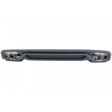 Paraurti Posteriore con Diffusore e Spoiler Piano Nero per Audi A4 B8 Facelift