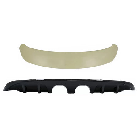 Paraurti Posteriore con Diffusore e Spoiler Tetto per Volkswagen Golf 6 Vi