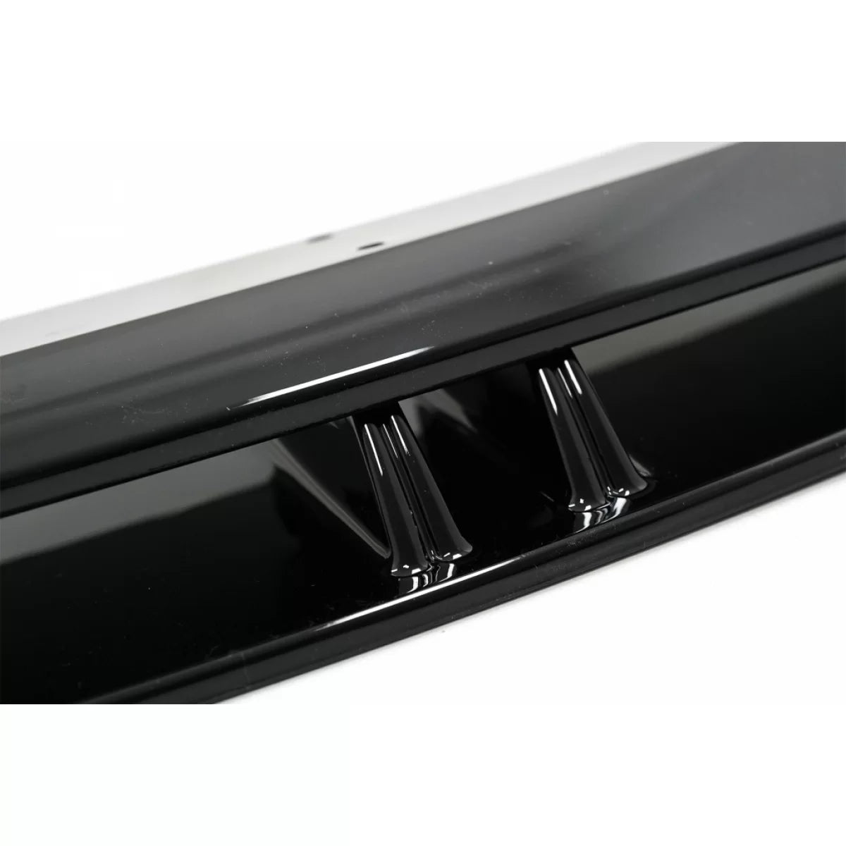 Paraurti Posteriore Diffusore con Spoiler Piano Nero per Audi A3 8V Facelift