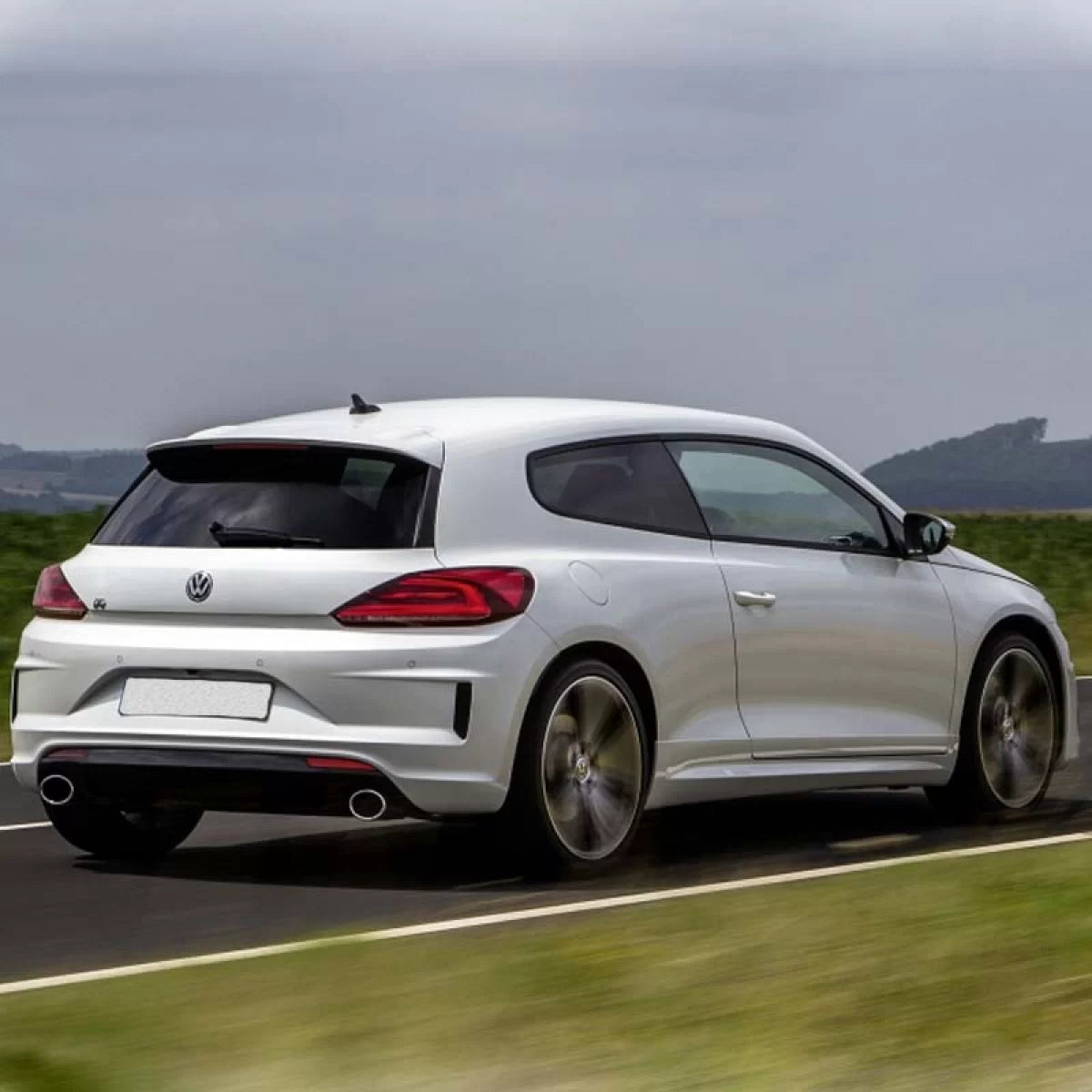 Paraurti Posteriore Sportivo per Volkswagen Scirocco 14-17 Facelift Look R20