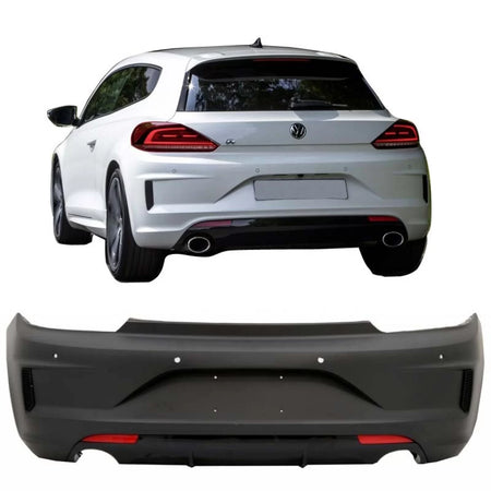 Paraurti Posteriore Sportivo per Volkswagen Scirocco 14-17 Facelift Look R20