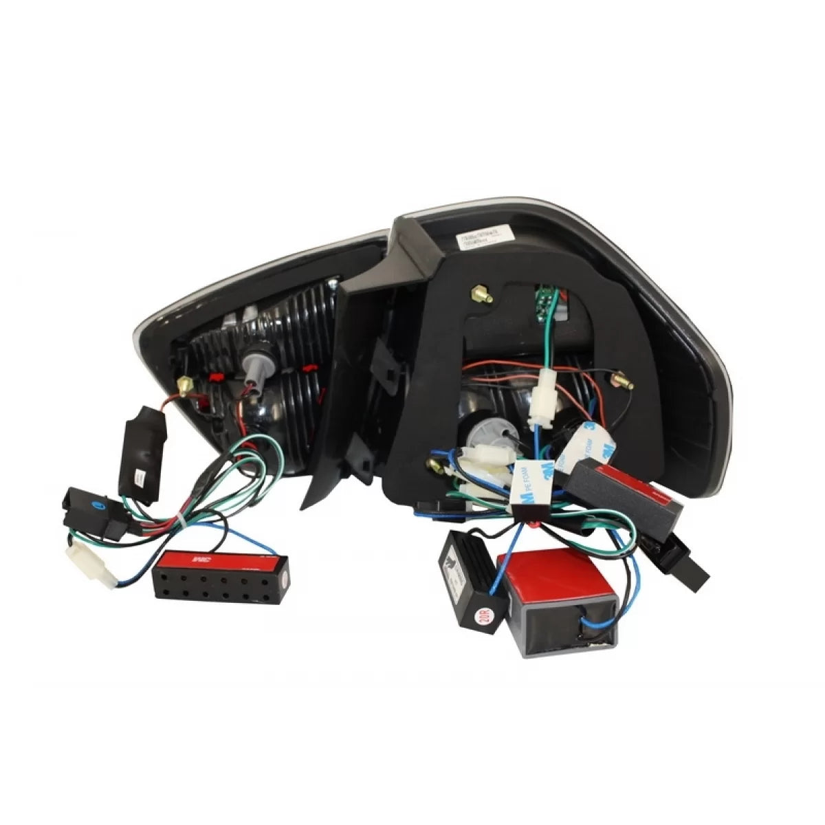 Paraurti Posteriore Senza PDC con Luci LED Fumé M3 Design per BMW Serie 3 E90