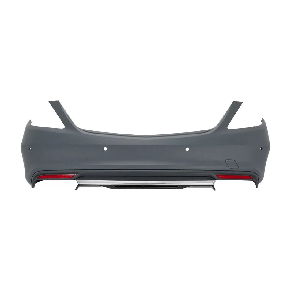 Paraurti Posteriore Design S63/s65 con PDC Doppio Diffusore per Mercedes Classe