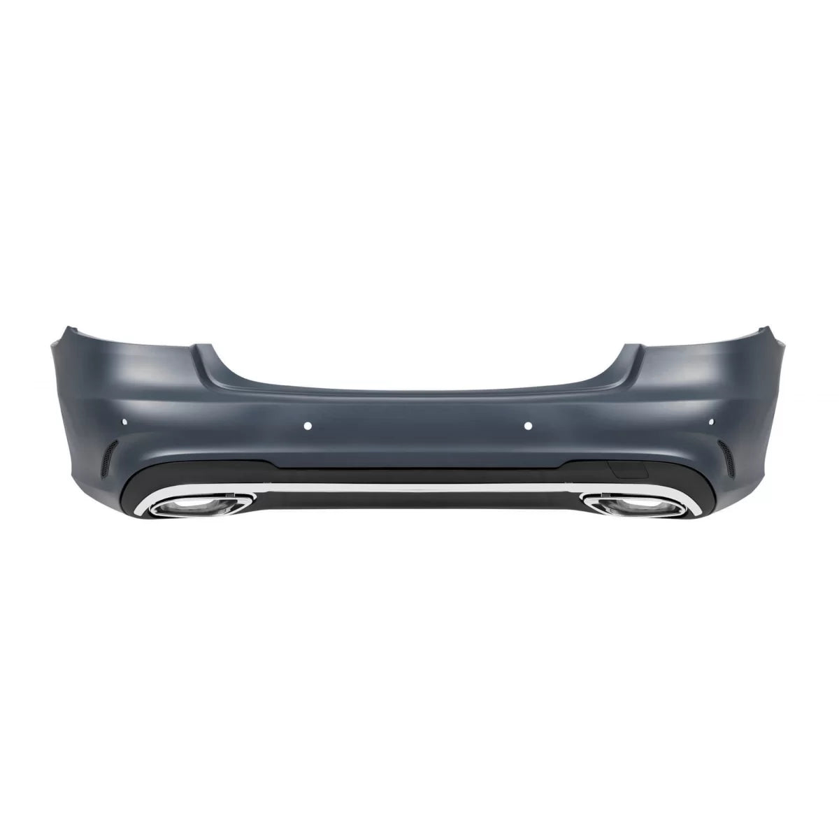 Paraurti Posteriore Design Line con Terminali Cromati per Mercedes Classe