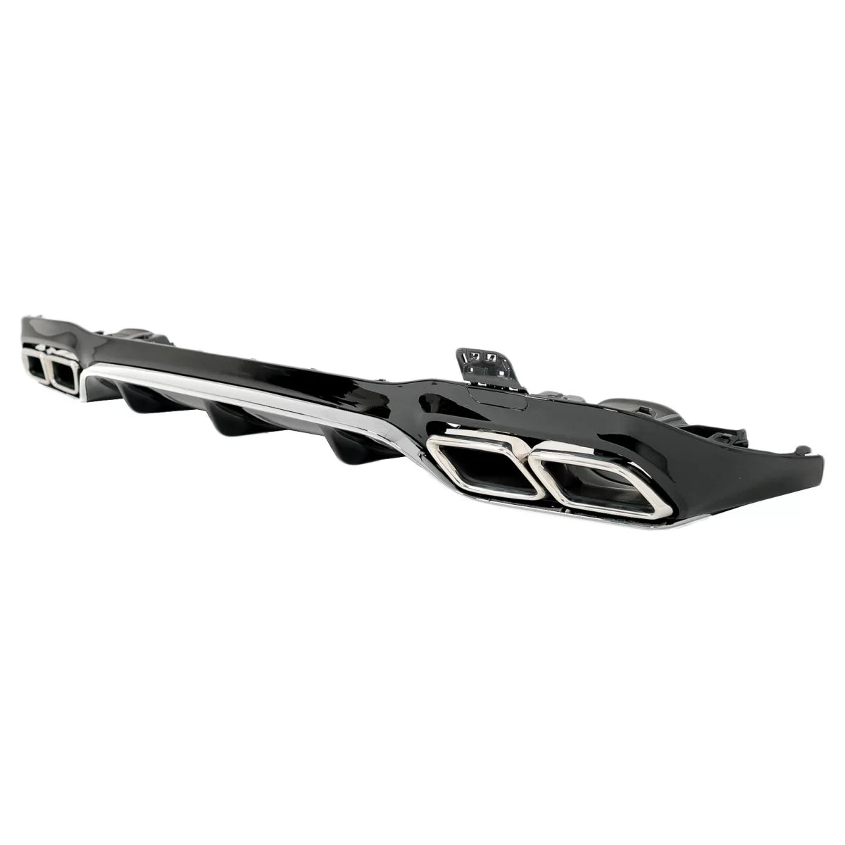 Diffusore Posteriore con Terminali Cromati per Mercedes Classe E W213 Sport