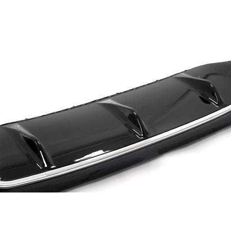 Diffusore Posteriore con Terminali Cromati per Mercedes Classe E W213 Sport