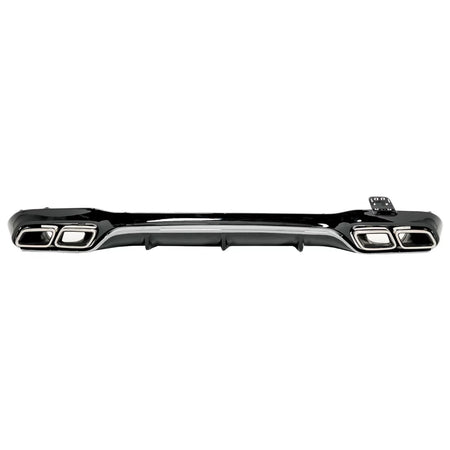 Diffusore Posteriore con Terminali Cromati per Mercedes Classe E W213 Sport