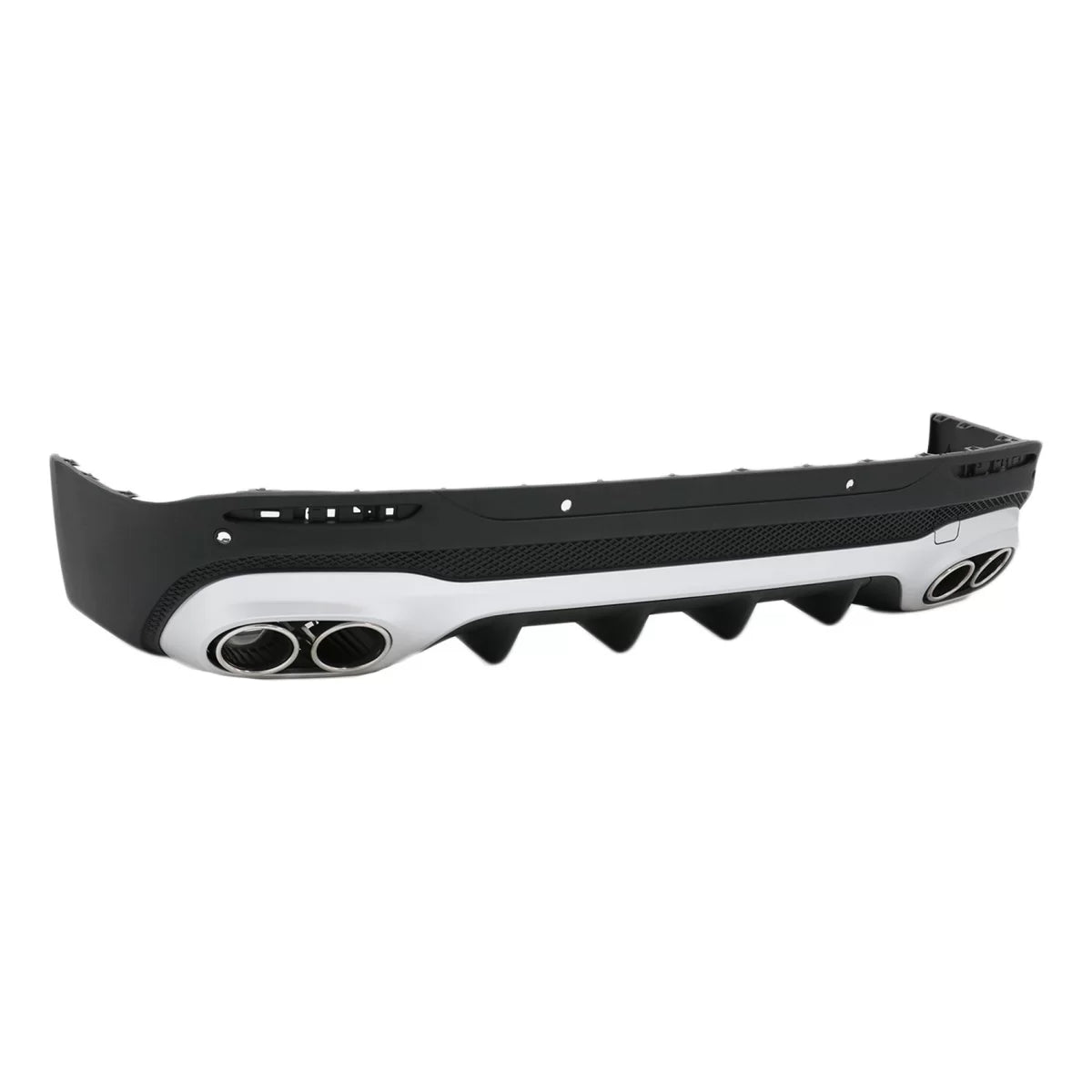 Diffusore Posteriore con Terminali Cromati per Mercedes GLB X247 2020-up 45 S