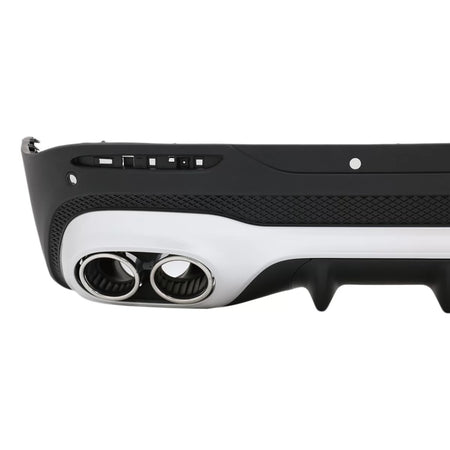 Diffusore Posteriore con Terminali Cromati per Mercedes GLB X247 2020-up 45 S
