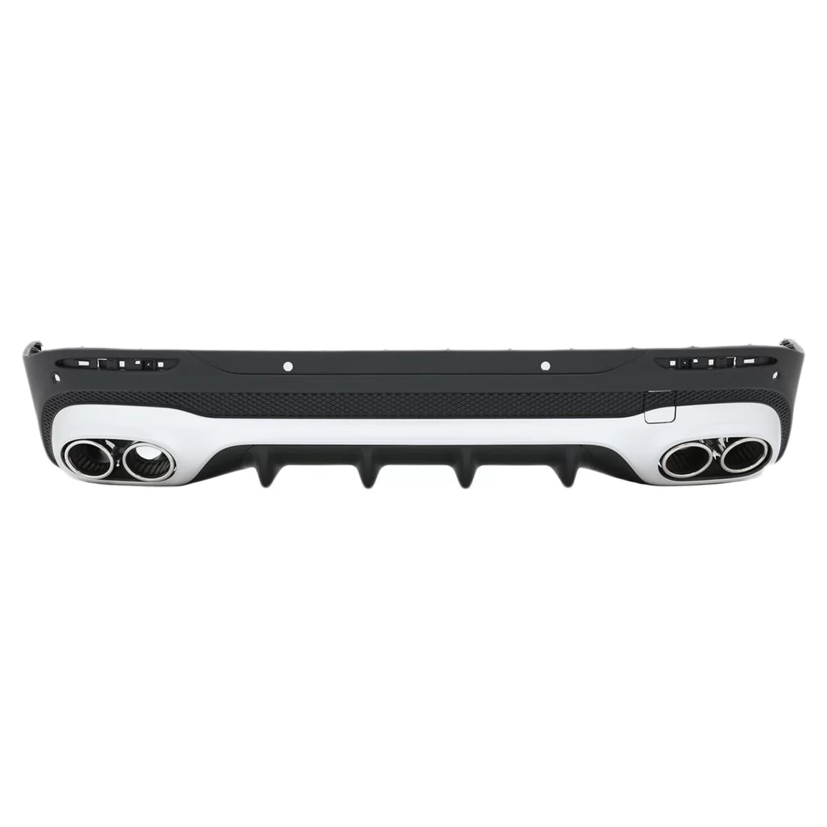 Diffusore Posteriore con Terminali Cromati per Mercedes GLB X247 2020-up 45 S