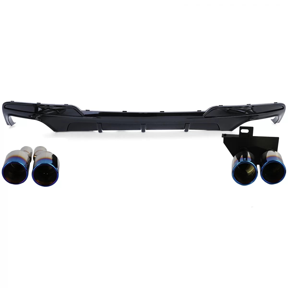 Diffusore Posteriore con Terminali Titanio per BMW F10 F11 520 523 525 528 530