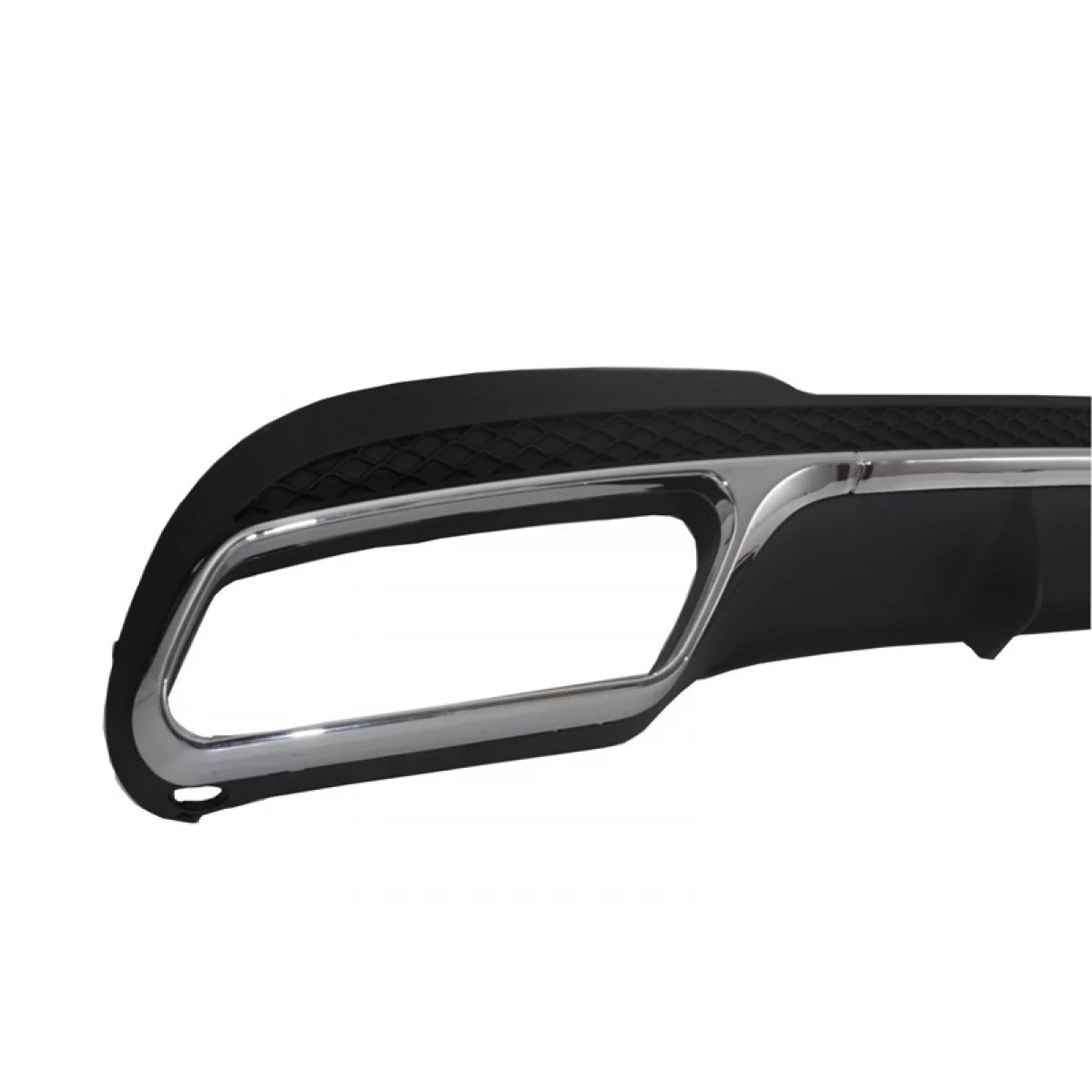 Diffusore Posteriore con Terminali Scarico Nero per Mercedes Classe E W212 S212