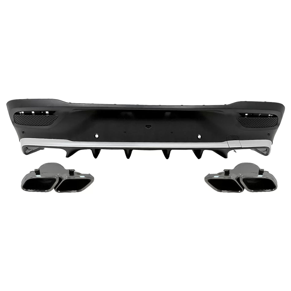 Diffusore Posteriore con Terminali Scarico per Mercedes GLE Coupe C167 2019-2025