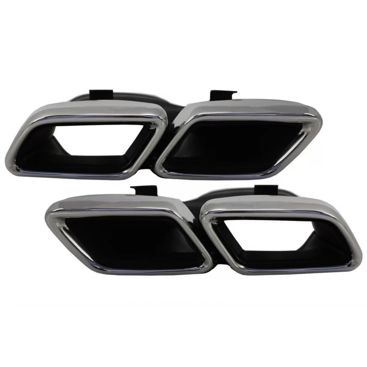 Diffusore Posteriore con Terminali Scarico per Mercedes Classe C W205 S205
