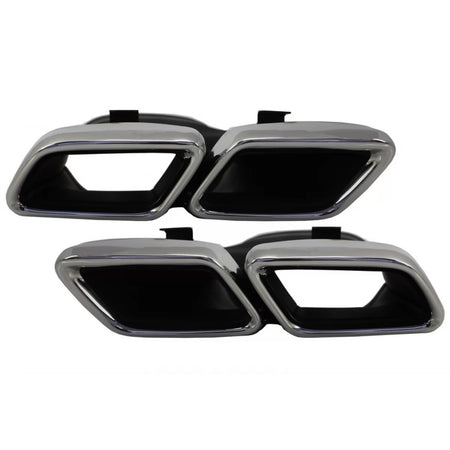Diffusore Posteriore con Terminali Scarico per Mercedes Classe C W205 S205