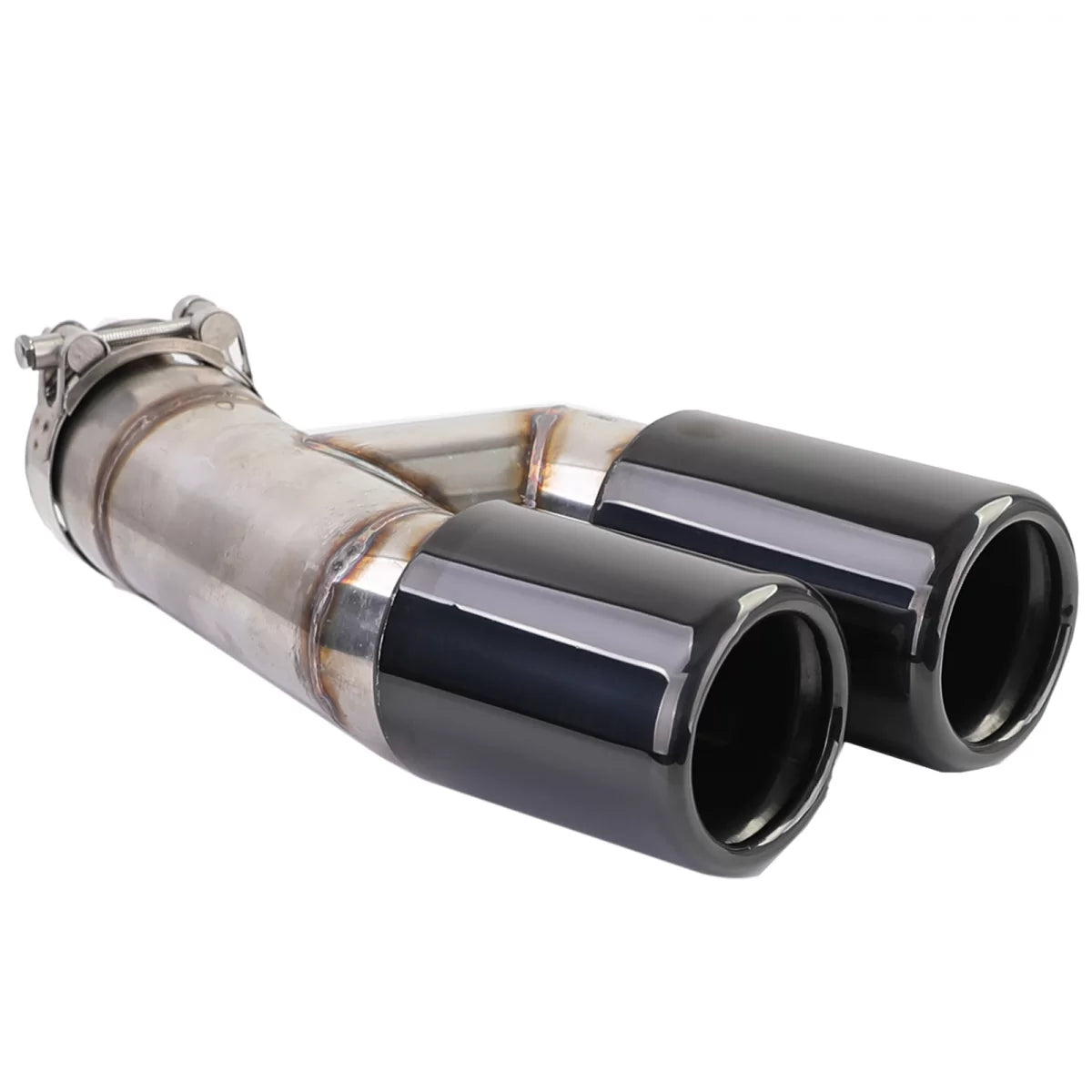 Diffusore Posteriore Opaco con Doppia Uscita Nera per BMW F30 F31 316i 318i 320i