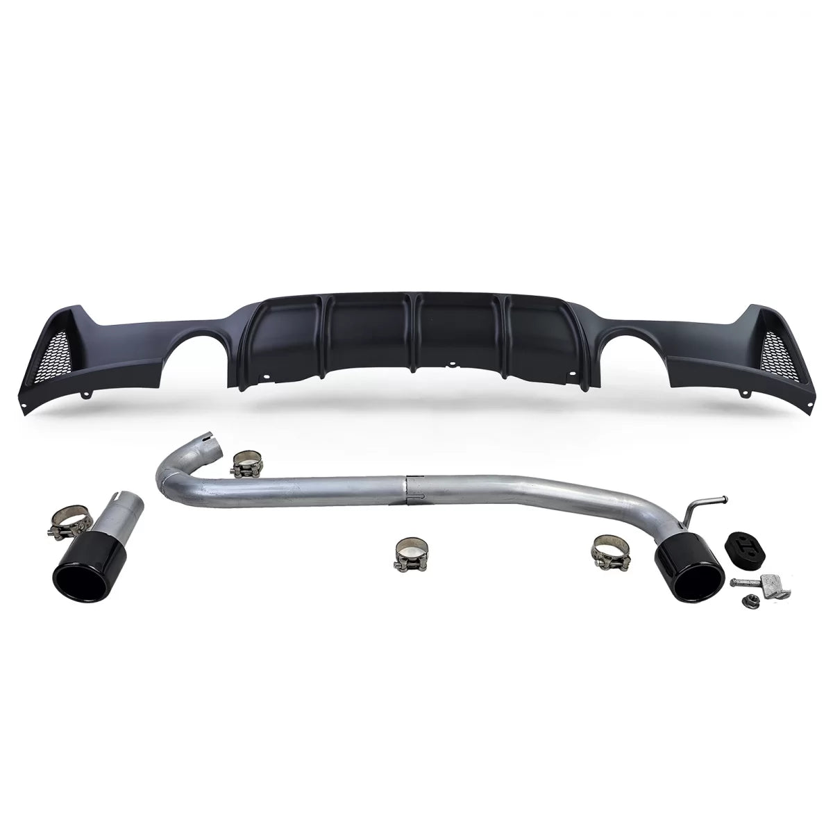 Diffusore Posteriore Opaco con Terminale 440 Look per BMW F32 F33 F36 425 428