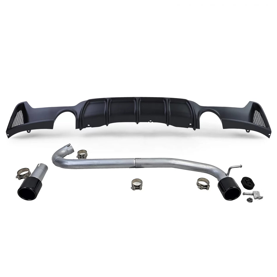 Diffusore Posteriore Opaco con Terminale 440 Look per BMW F32 F33 F36 425 428