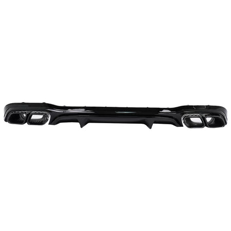 Diffusore Posteriore E63 Nero Lucido per Mercedes Classe E W213 dal 2020
