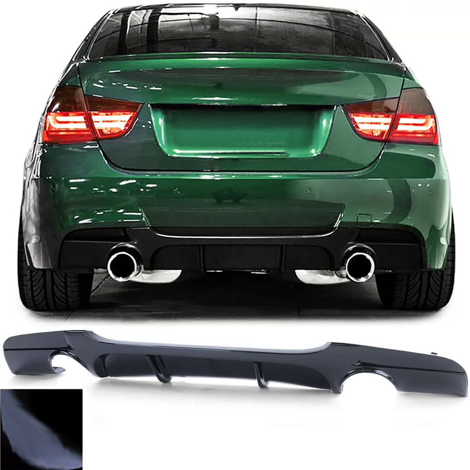 Diffusore Posteriore Performance Nero Lucido per BMW Serie 3 E90 E91 335d 335i