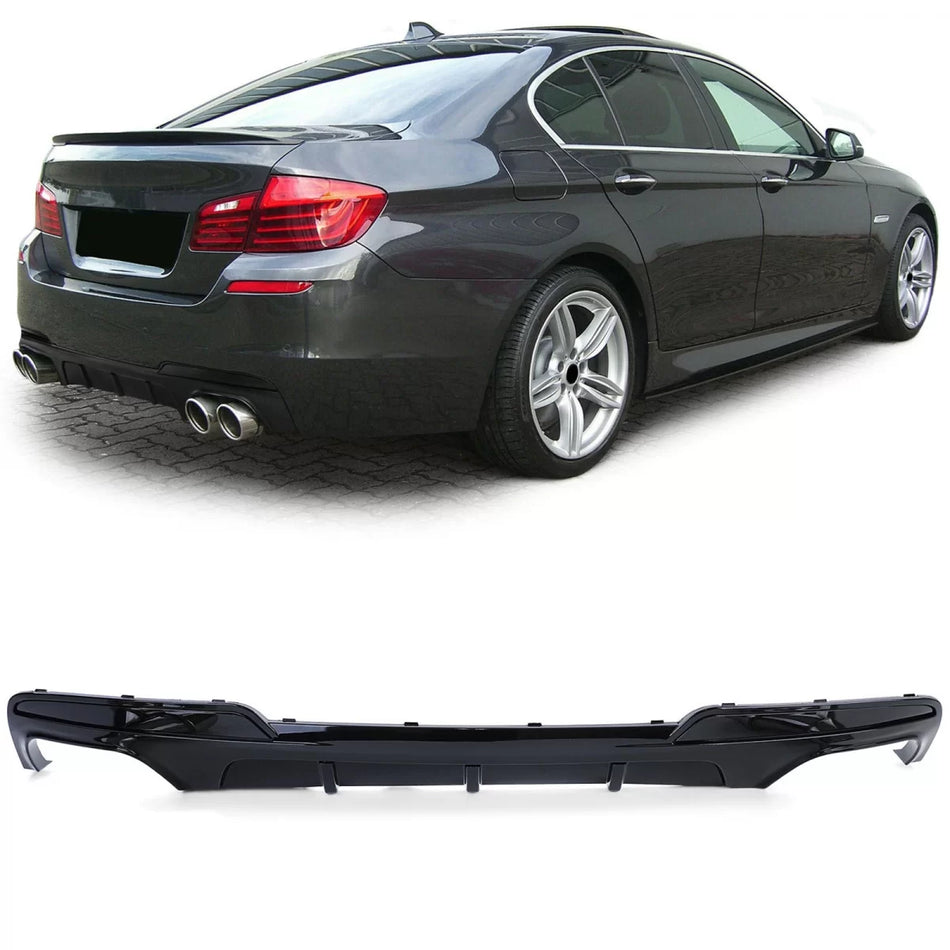 Diffusore Posteriore Performance Nero Lucido per BMW Serie 5 F10 F11 550i M550D