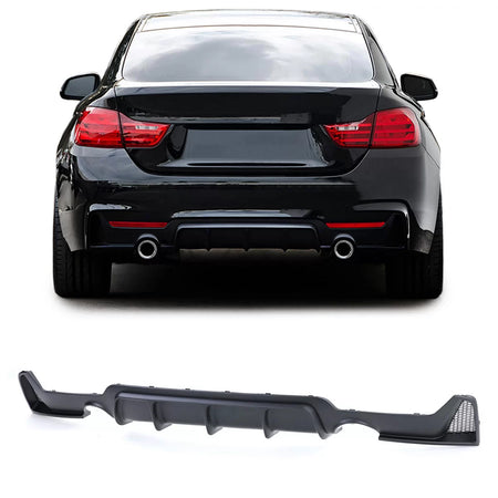 Diffusore Posteriore Performance Nero Opaco per BMW Serie 4 F32 F33 F36 435i