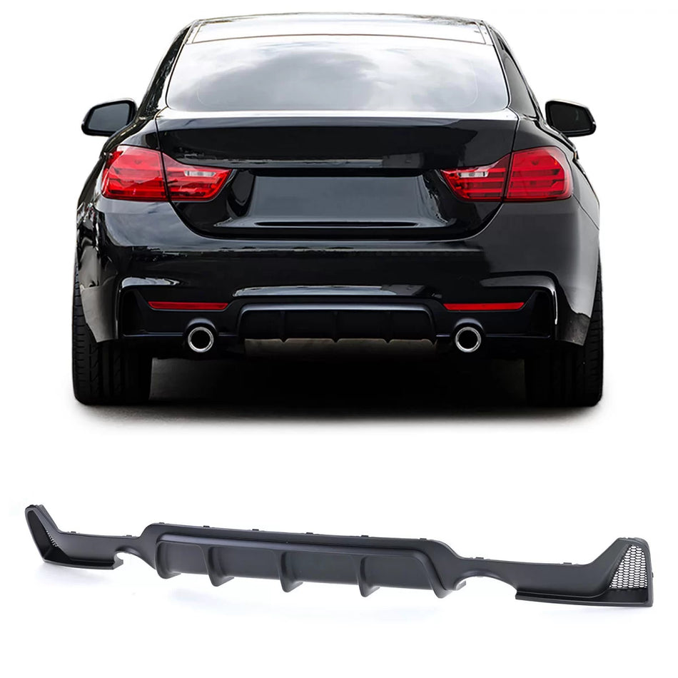 Diffusore Posteriore Performance Nero Opaco per BMW Serie 4 F32 F33 F36 435i