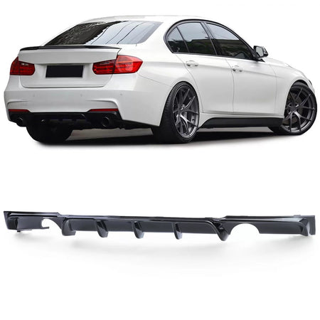 Diffusore Posteriore Performance Nero Lucido per BMW Serie 3 F30 F31 335i 340i