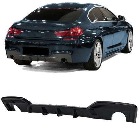 Diffusore Posteriore Lucido per BMW Serie 6 F06 F12 F13 640d 640i