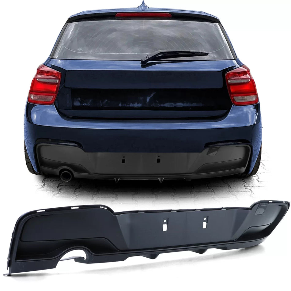 Diffusore Posteriore Opaco per BMW Serie 1 F20 F21 114 116 118 120 2011-2015