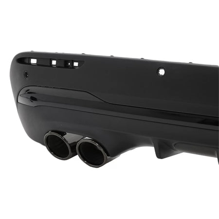Diffusore Posteriore con Terminali Scarico Nero Lucido per Mercedes GLA H247