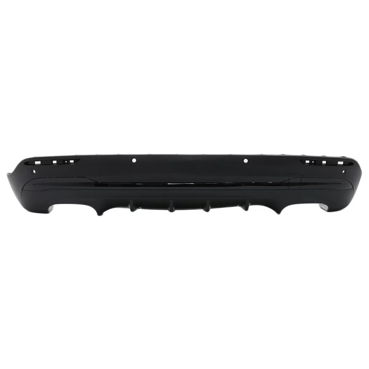 Diffusore Posteriore con Terminali Scarico Nero Lucido per Mercedes GLA H247