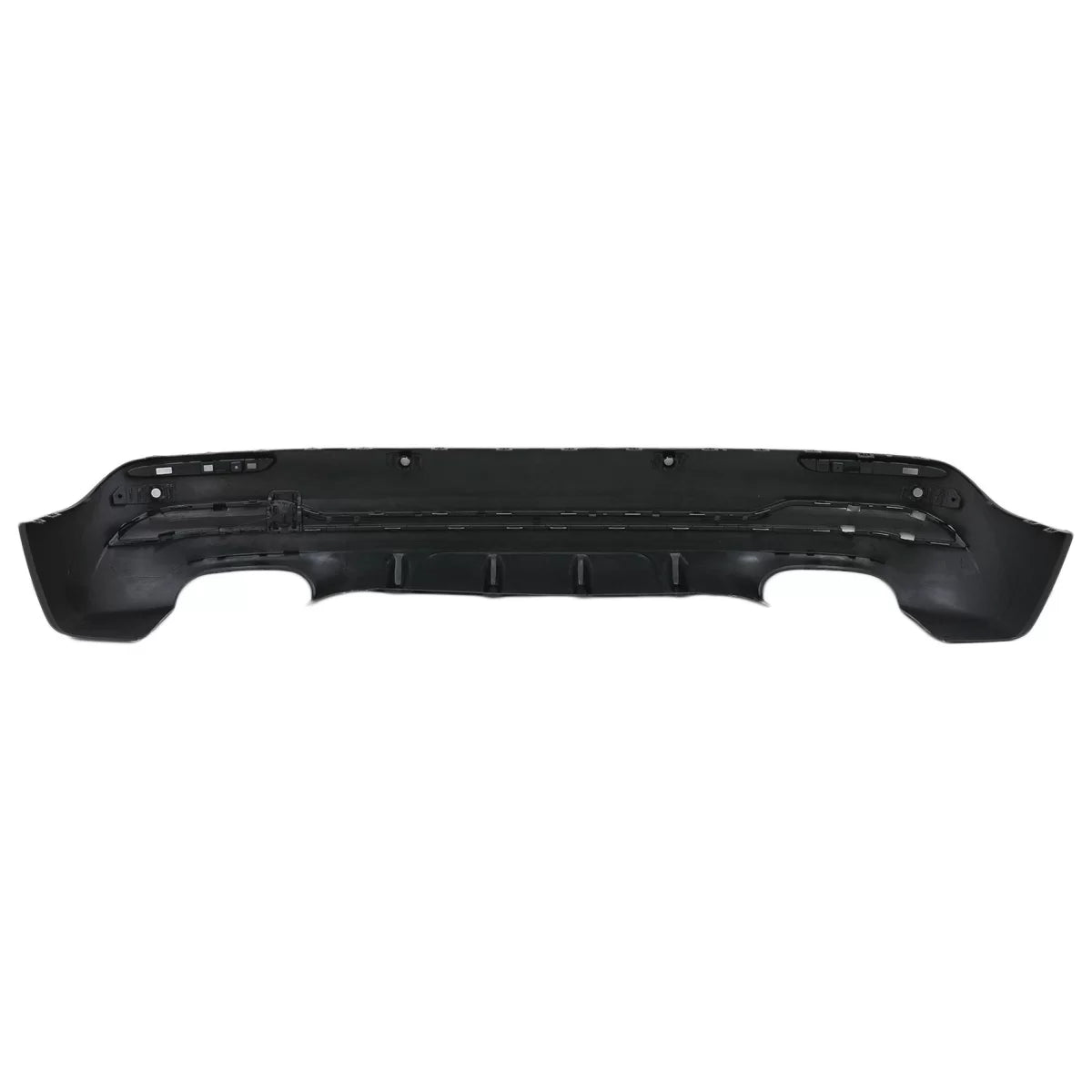Diffusore Posteriore con Terminali Scarico Nero Lucido per Mercedes GLA H247