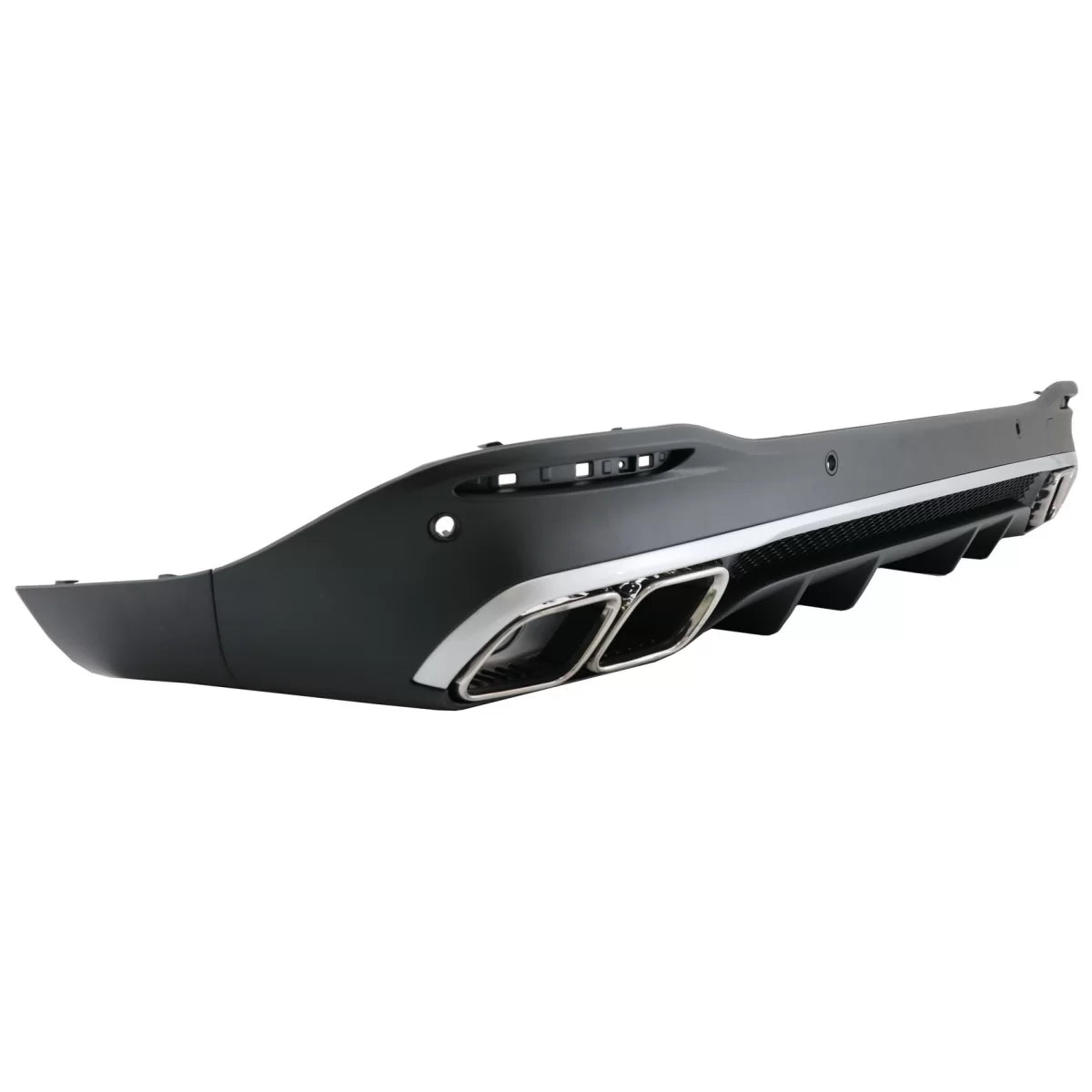 Diffusore Posteriore con Terminali Scarico Argento per Mercedes GLE W167 2019-up
