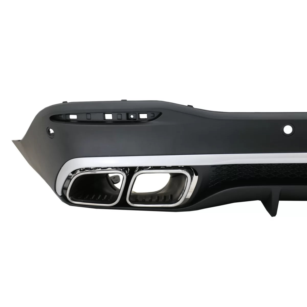 Diffusore Posteriore con Terminali Scarico Argento per Mercedes GLE W167 2019-up