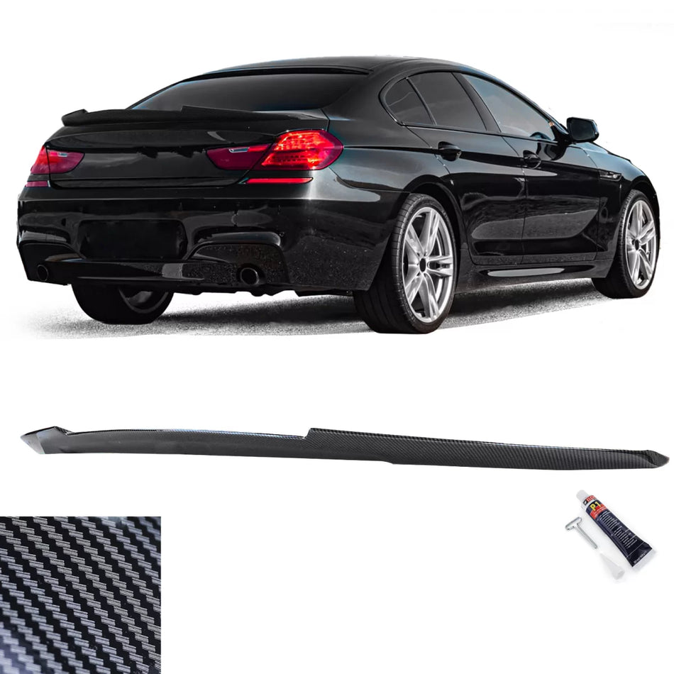 Spoiler Posteriore Effetto Carbonio per BMW Serie 6 F06 Gran Coupe 2012-2017