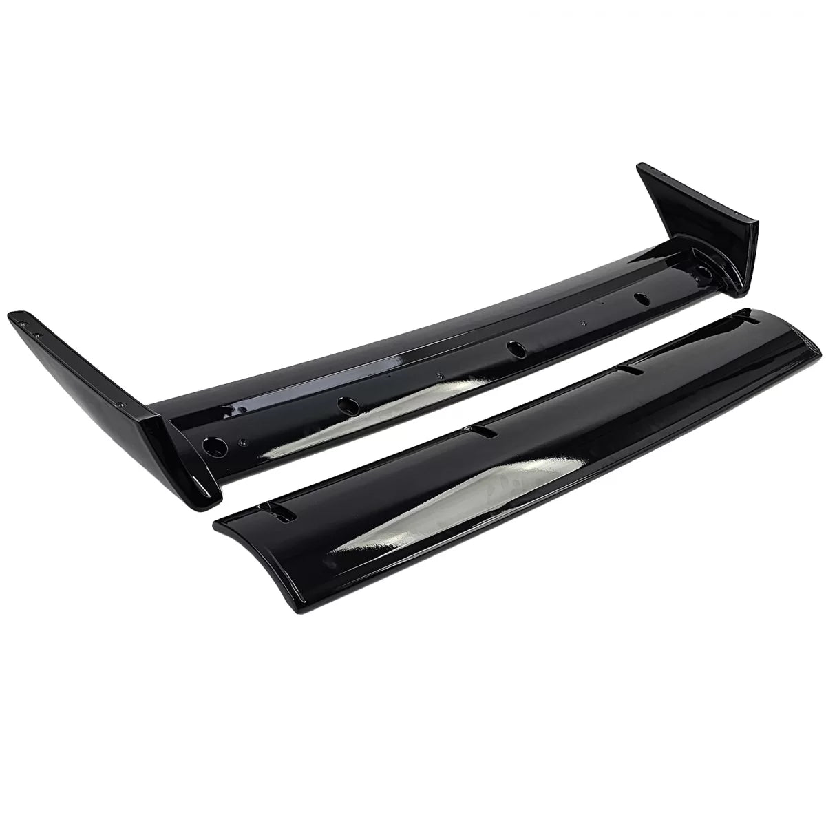 Spoiler Posteriore Evo Look Nero Lucido ABS per BMW Serie 3 E30