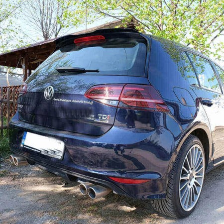 Spoiler Posteriore Dx e Sx Nero Lucido ABS per VW Golf Vii 12-20