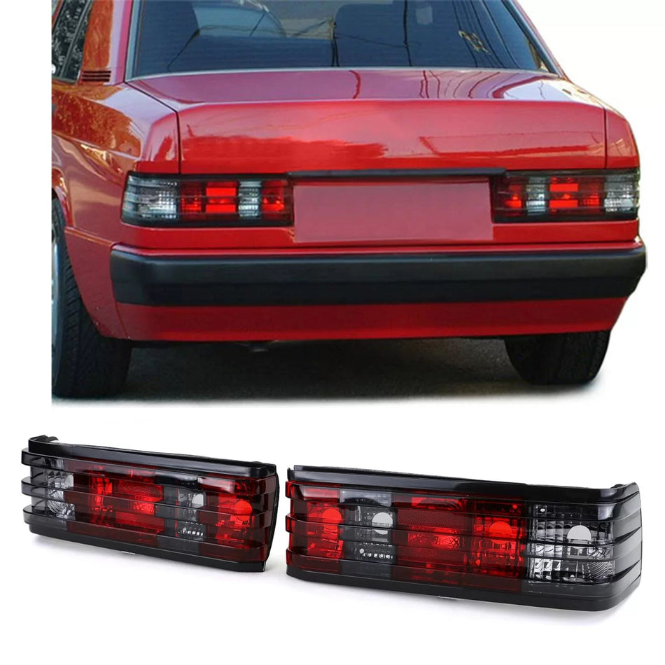 Fanali Posteriori Rosso Nero Cristallo per Mercedes 190 W201 1982-1993