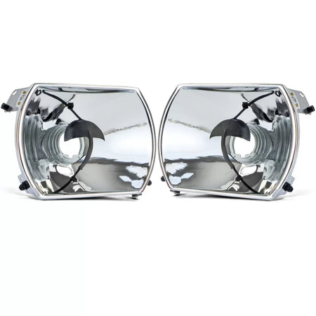 Riflettori Fanali Anteriori Sinistro Destro per Mercedes R107 SL Slc 71-89