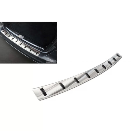 Protezione Paraurti Posteriore Rinforzata Cromata per Mercedes Classe C W205 Sw
