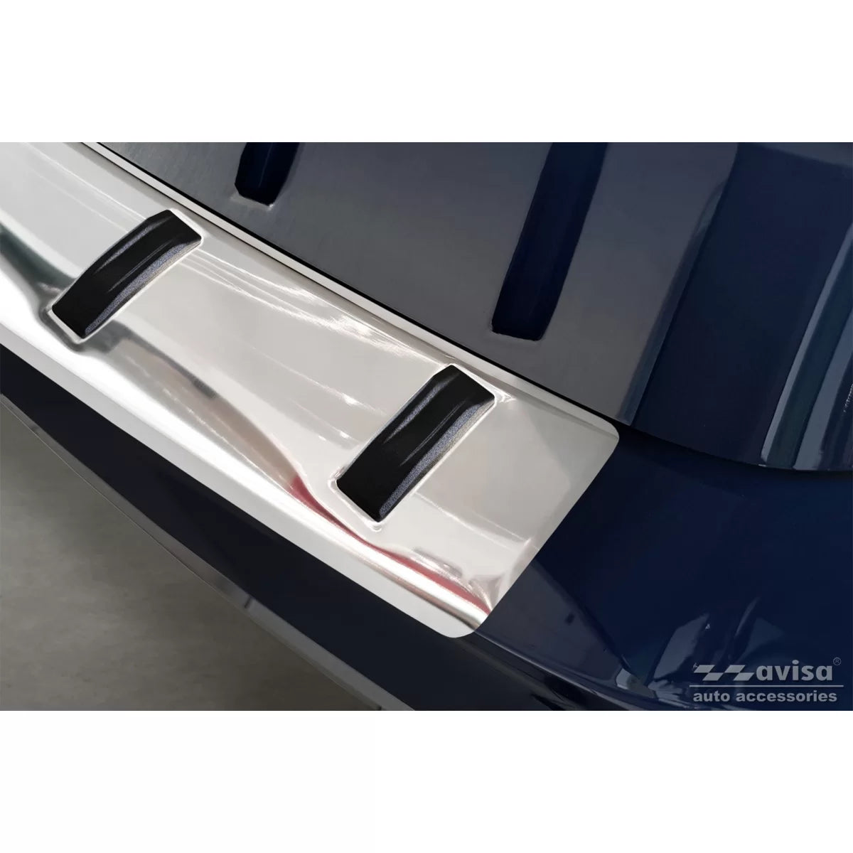 Protezione Paraurti Posteriore Rinforzata Cromata per Skoda Kamiq Crossover
