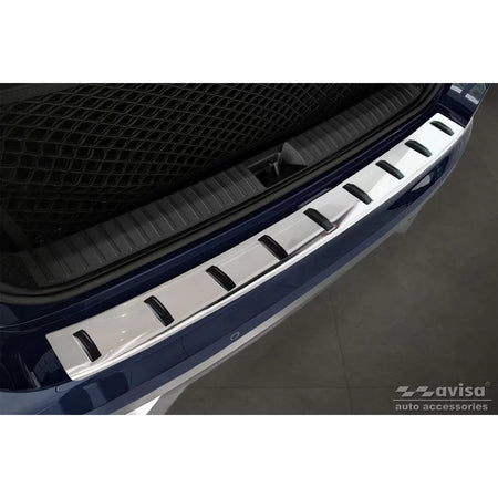 Protezione Paraurti Posteriore Rinforzata Cromata per Skoda Kamiq Crossover