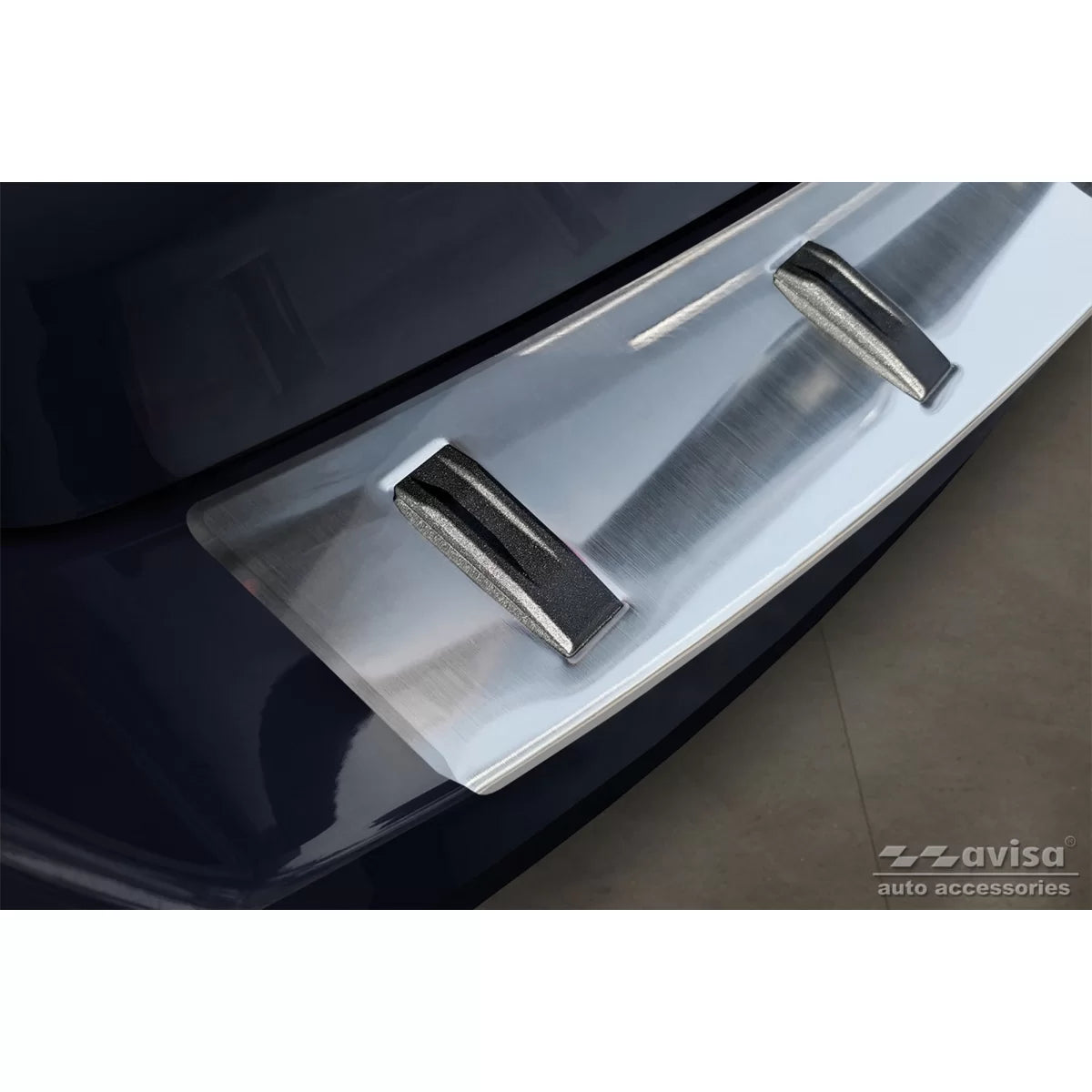 Protezione Rinforzata Paraurti Posteriore Cromata per Skoda Octavia Combi