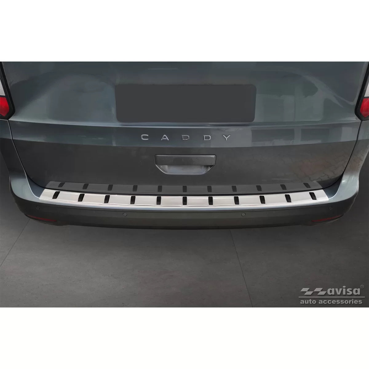 Protezione Paraurti Posteriore Rinforzata Cromata per Volkswagen Caddy dal 2020