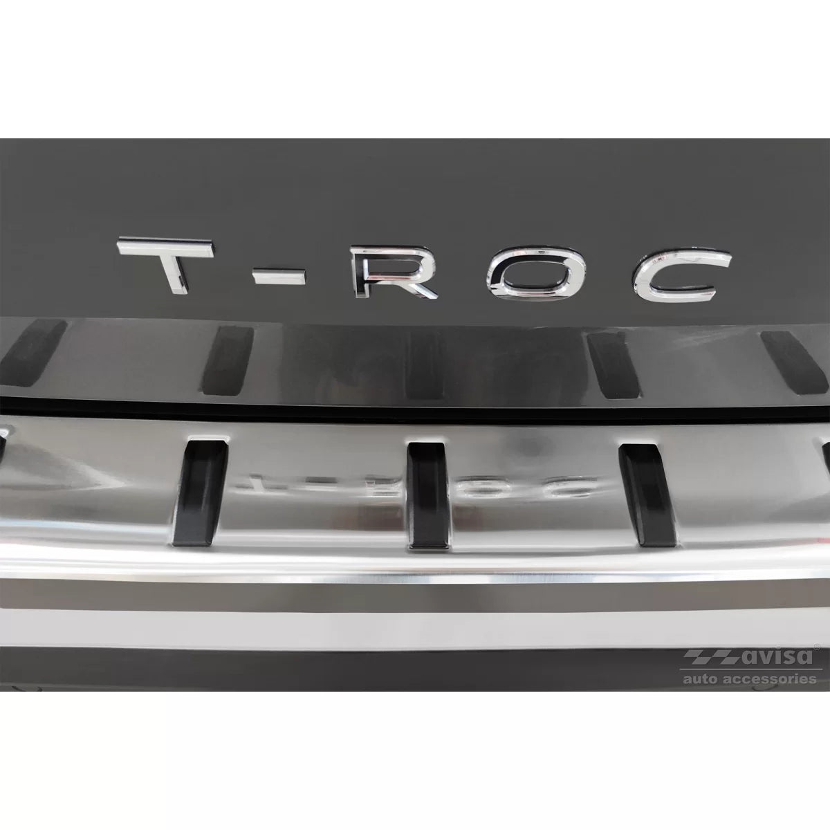 Protezione Paraurti Posteriore Rinforzata Cromata per Volkswagen T-roc 2017-2022